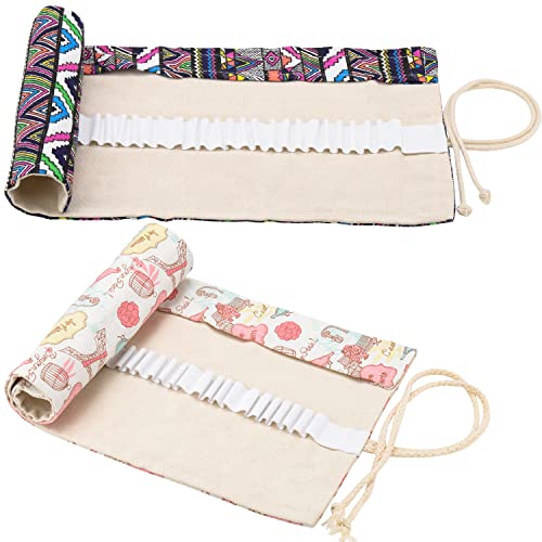 Graplan 2 Stücke 72 LöcherLeinwand Stifterolle Verpackungshalter Bleistift Wrap Kasten Bleistifthalter für Künstler, Schule und Büro Graplan 2 Stücke 72 LöcherLeinwand Stifterolle Verpackungshalter Bleistift Wrap Kasten Bleistifthalter für Künstler, Schule und Büro von Graplan
