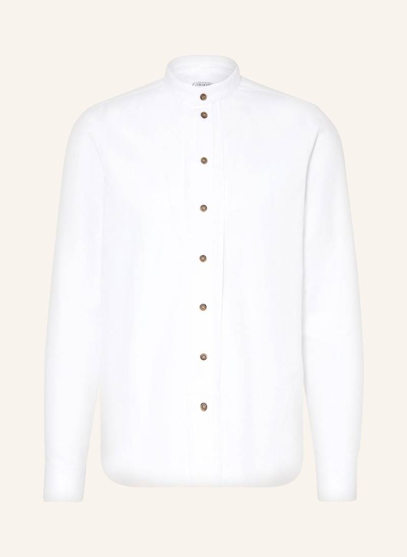 Grasegger Trachtenhemd Kissing Regular Fit Mit Stehkragen weiss von Grasegger