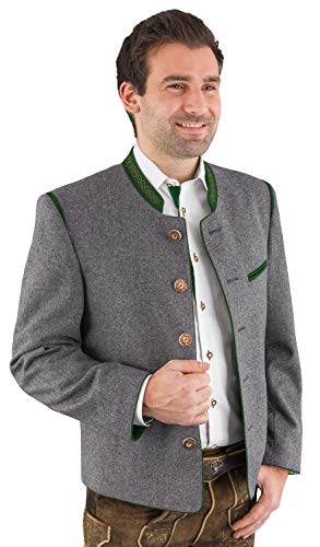 Grasegger Trachtenjacke Herren 3217 michl gg pz 011 grau 60 von Grasegger