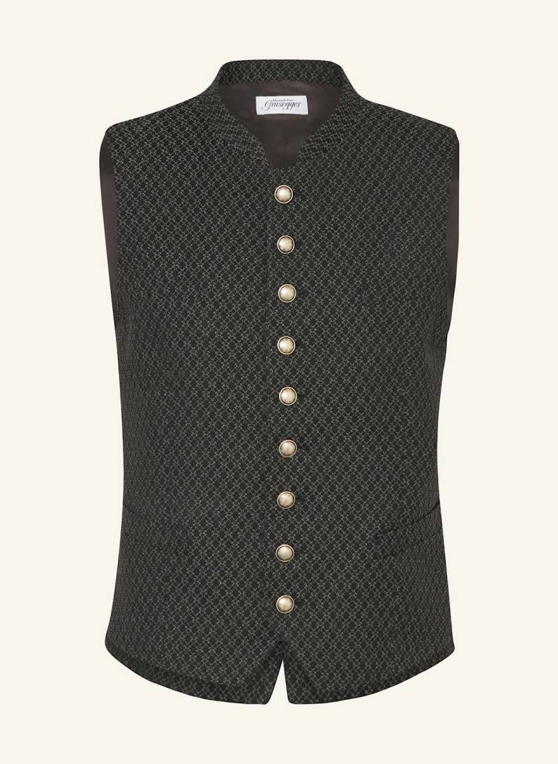 Grasegger Trachtenweste Voitl 5 schwarz von Grasegger