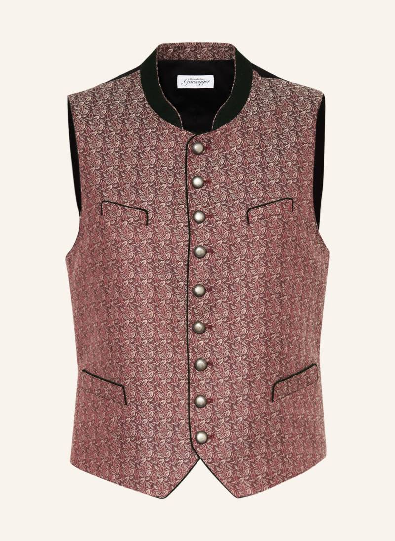 Grasegger Trachtenweste Xeno rot von Grasegger