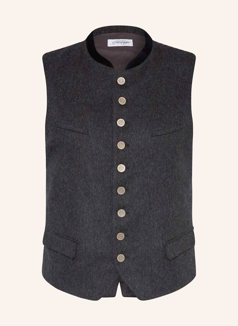 Grasegger Trachtenweste grau von Grasegger