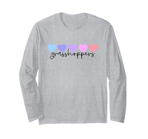 Grashüpfer oder Grashüpfer Liebhaber Herz Frauen Mädchen oder Mama Langarmshirt Grashüpfer oder Grashüpfer Liebhaber Herz Frauen Mädchen oder Mama Langarmshirt von Grasshopper Heart Lover Apparel Co