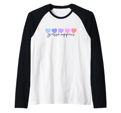Grashüpfer oder Grashüpfer Liebhaber Herz Frauen Mädchen oder Mama Raglan Grashüpfer oder Grashüpfer Liebhaber Herz Frauen Mädchen oder Mama Raglan von Grasshopper Heart Lover Apparel Co