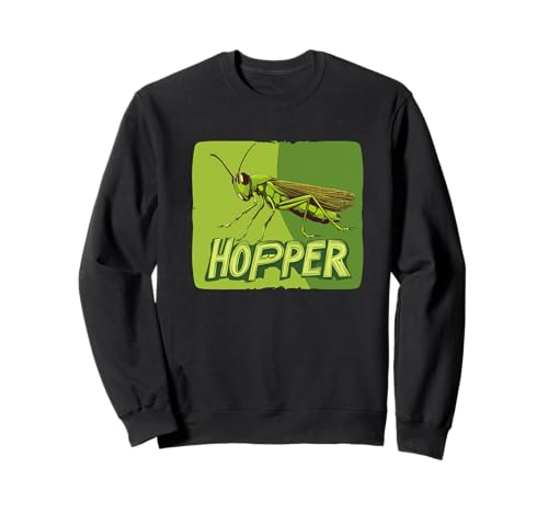 Jump High Grasshopper Grafik für Kinder und Erwachsene Sweatshirt von Grasshopper Outfit