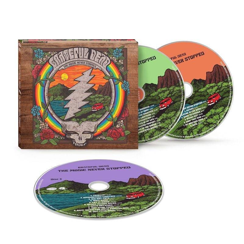 Grateful Dead The Music never stopped CD multicolor von Grateful Dead