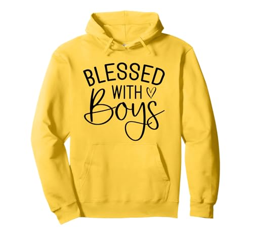 Gesegnet mit Jungs Pullover Hoodie Gesegnet mit Jungs Pullover Hoodie von Grateful Moms