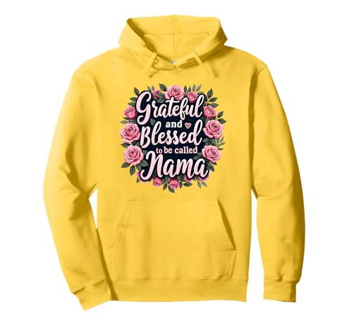 Dankbar und gesegnet, Mama Muttertagsblumen genannt zu werden Pullover Hoodie von Grateful & Blessed to Be Called Mama Mother's day