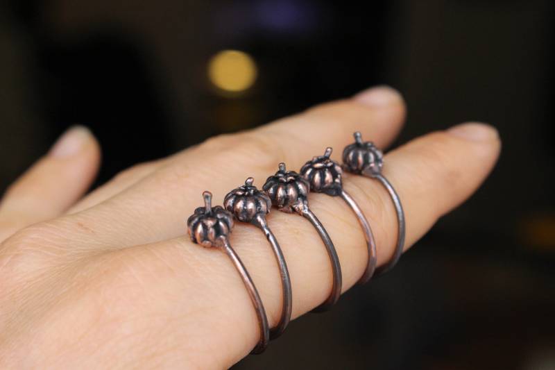 Kürbis Ringe, Frankreich Schmuck Kürbis Ringe, Frankreich Schmuck von GratefullyDreaming