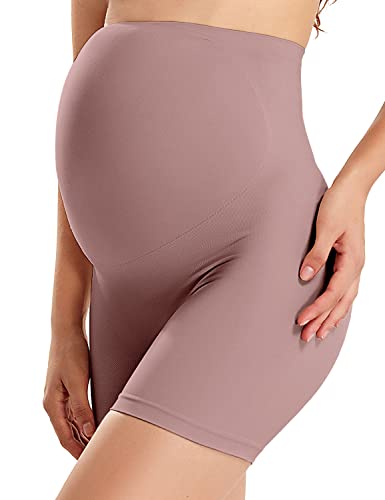 Gratlin Damen Seamless Umstands Schwangerschaft Unterhose Shorts Mochaccino S von Gratlin