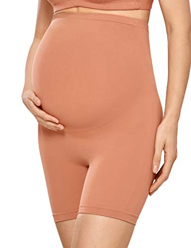 Gratlin Damen Seamless Umstands Schwangerschaft Unterhose Shorts Nerz XL von Gratlin