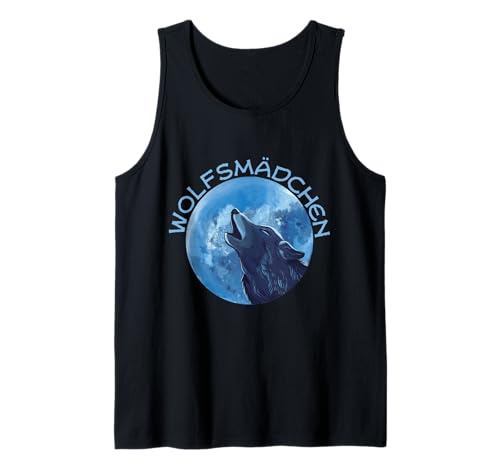Wolfsmädchen Vollmond Heuldender Wolf Girl Frau Tank Top Wolfsmädchen Vollmond Heuldender Wolf Girl Frau Tank Top von Graue Wölfe heulen in der Vollmondnacht
