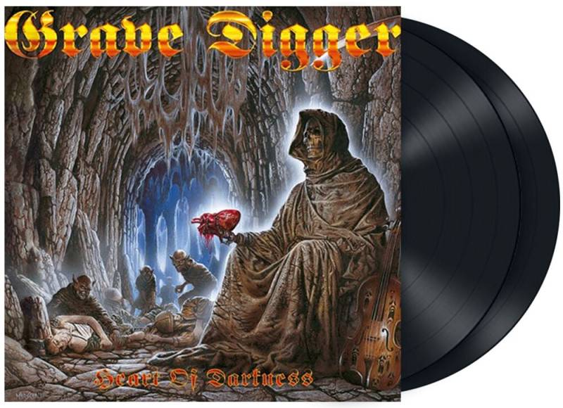 Grave Digger Heart of darkness LP schwarz von Grave Digger