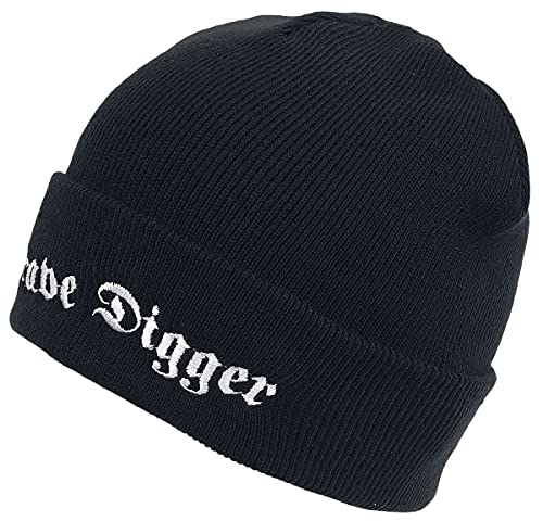 Grave Digger Logo - Beanie Unisex Mütze schwarz 100% Polyacryl Band-Merch, Bands Grave Digger Logo - Beanie Unisex Mütze schwarz 100% Polyacryl Band-Merch, Bands von Grave Digger