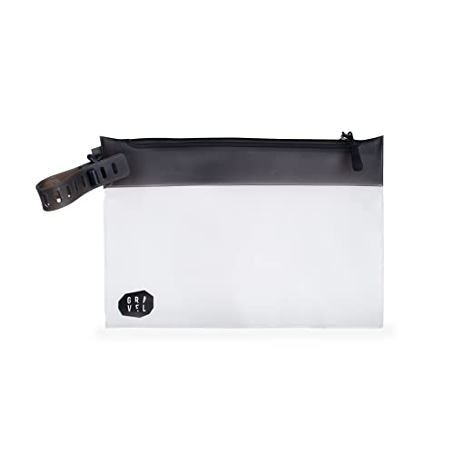 The Pouch 3-1-1 TSA-zugelassene transparente Reise-Kulturbeutel, Handgepäck, Reisezubehör, Toilettenartikel, Kosmetiktasche, Kosmetiktasche, Make-up-Tasche für Damen und Herren, transparent und von Gravel