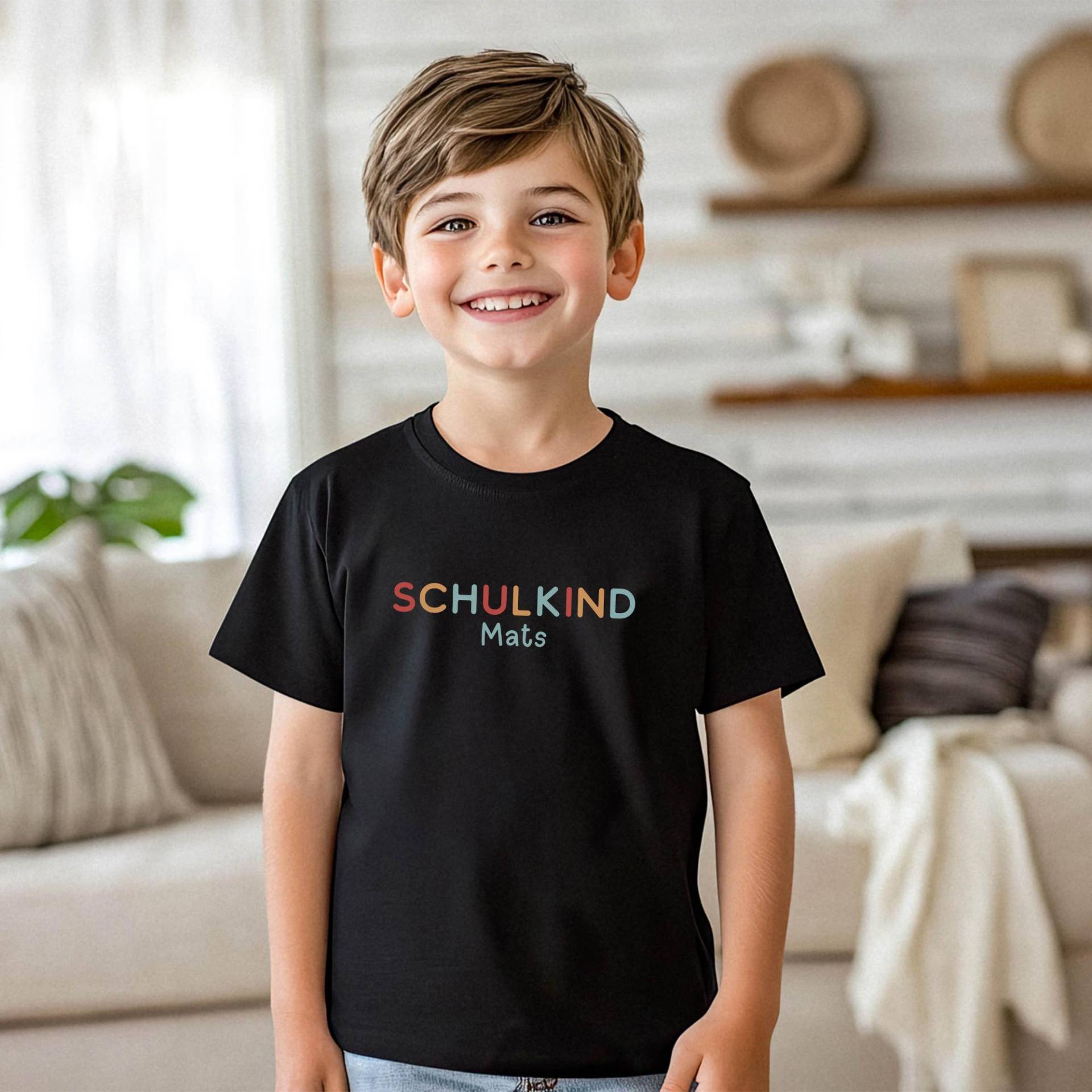 Schulkind T-Shirt Geschenk Einschulung Jungen Cooles Schulanfänger Shirt Für Ersten Schultag Zur Geschenkidee von GravelloShop