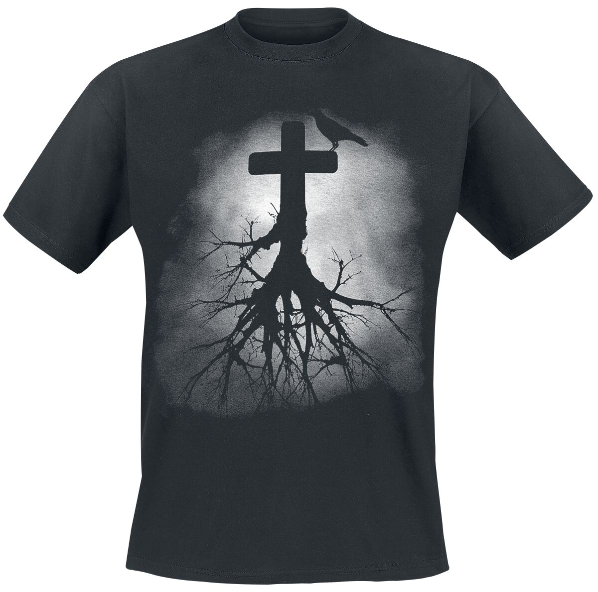 Gravetree - Gothic T-Shirt - S bis 5XL - für Männer - Größe L - schwarz von Gravetree