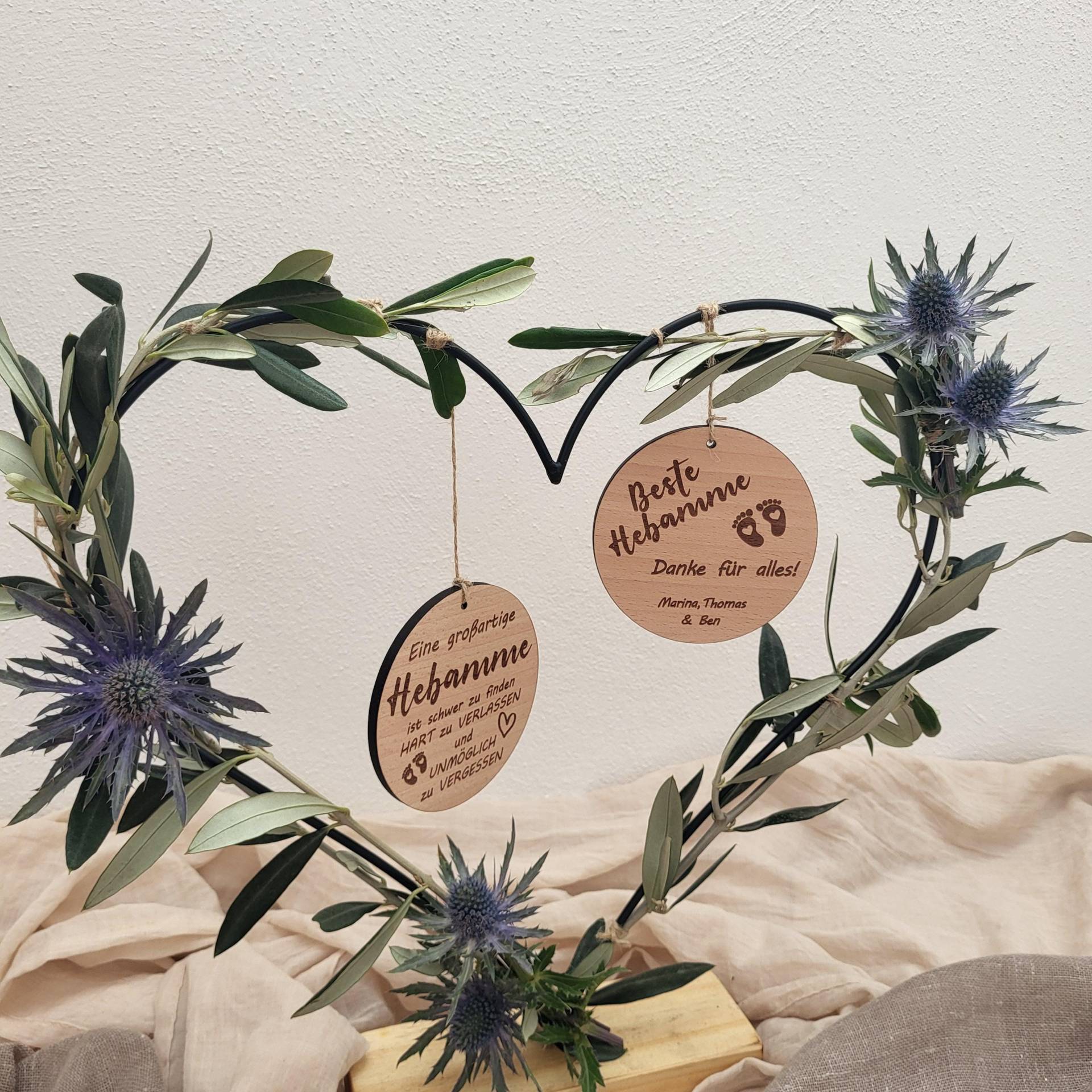 Geschenk Für Hebammen/ Geschenkanhänger Geschenk Für Hebammen/ Geschenkanhänger von Graviertechnik