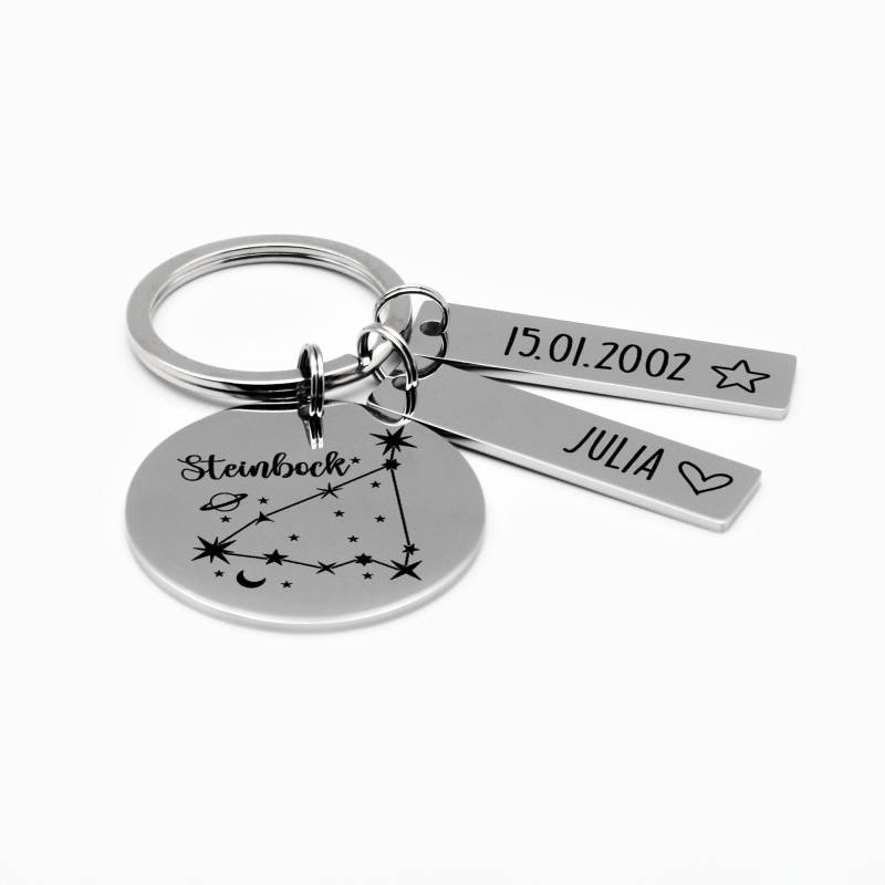 Astro Personalisiertes Geschenk - Geburtstagsgeschenk Sternzeichen Anhänger Horoskop von Gravur19