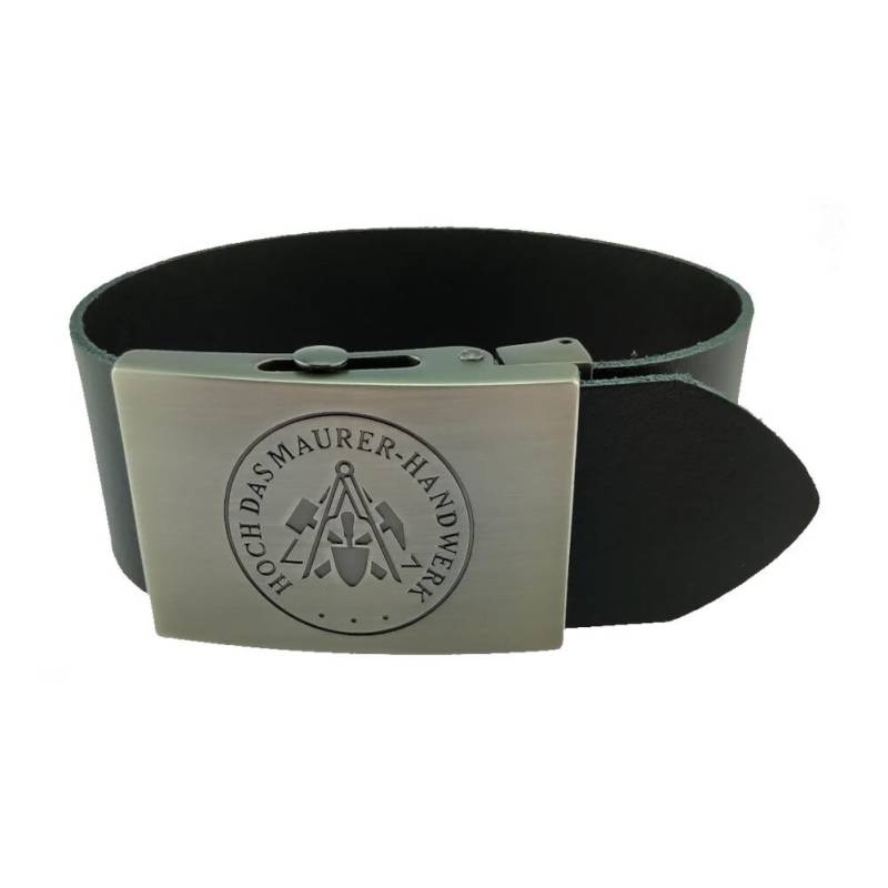 Hosengürtel Maurer Handwerk Und Zunft - Schwarz Leder Oder Textil 4 cm Breit Einheitslänge Kürzbar Hosengürtel Maurer Handwerk Und Zunft - Schwarz Leder Oder Textil 4 cm Breit Einheitslänge Kürzbar von GravurManufakturBerl