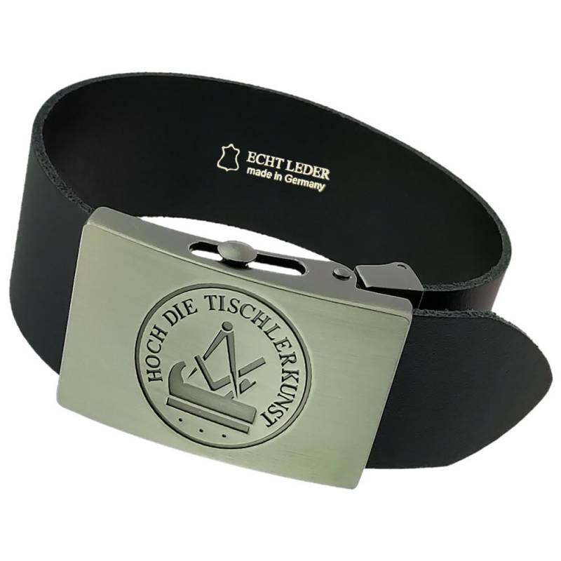 Hosengürtel Tischler Handwerk Und Zunft - Schwarz Leder Oder Textil 4 cm Breit Einheitslänge Kürzbar Hosengürtel Tischler Handwerk Und Zunft - Schwarz Leder Oder Textil 4 cm Breit Einheitslänge Kürzbar von GravurManufakturBerl