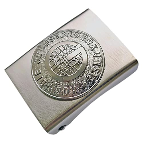 GravurManufakturBerlin Koppelschloss Gerüstbauer Handwerk Zunftzeichen Lehrling Azubi Koppelschloss (Silbern) von GravurManufakturBerlin