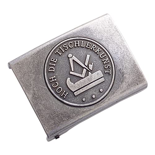 GravurManufakturBerlin Koppelschloss Tischler Handwerk Zunftzeichen Meister, Meisterschüler, Geselle, Lehrling, Alt-Meister vintage von GravurManufakturBerlin