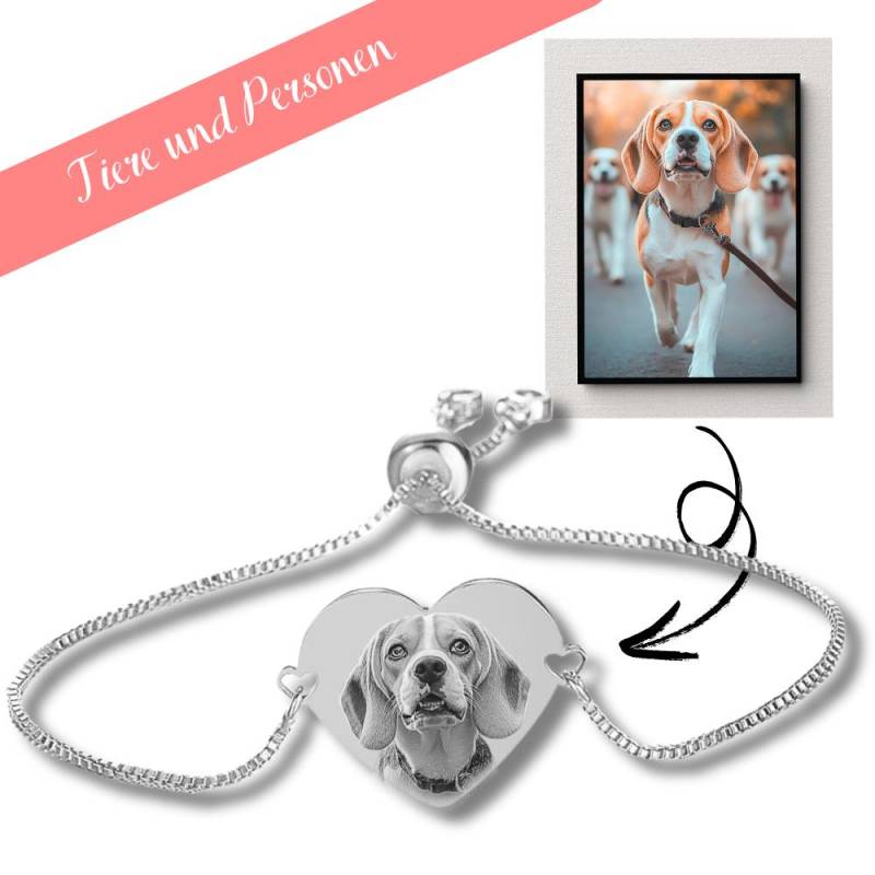 Personalisiertes Armband Mit Bildgravur | Personalisierter Schmuck Fotogeschenk Perfektes Geschenk Fotogravur Detailgetreue Gravur Personalisiertes Armband Mit Bildgravur | Personalisierter Schmuck Fotogeschenk Perfektes Geschenk Fotogravur Detailgetreue Gravur von GravurMomente