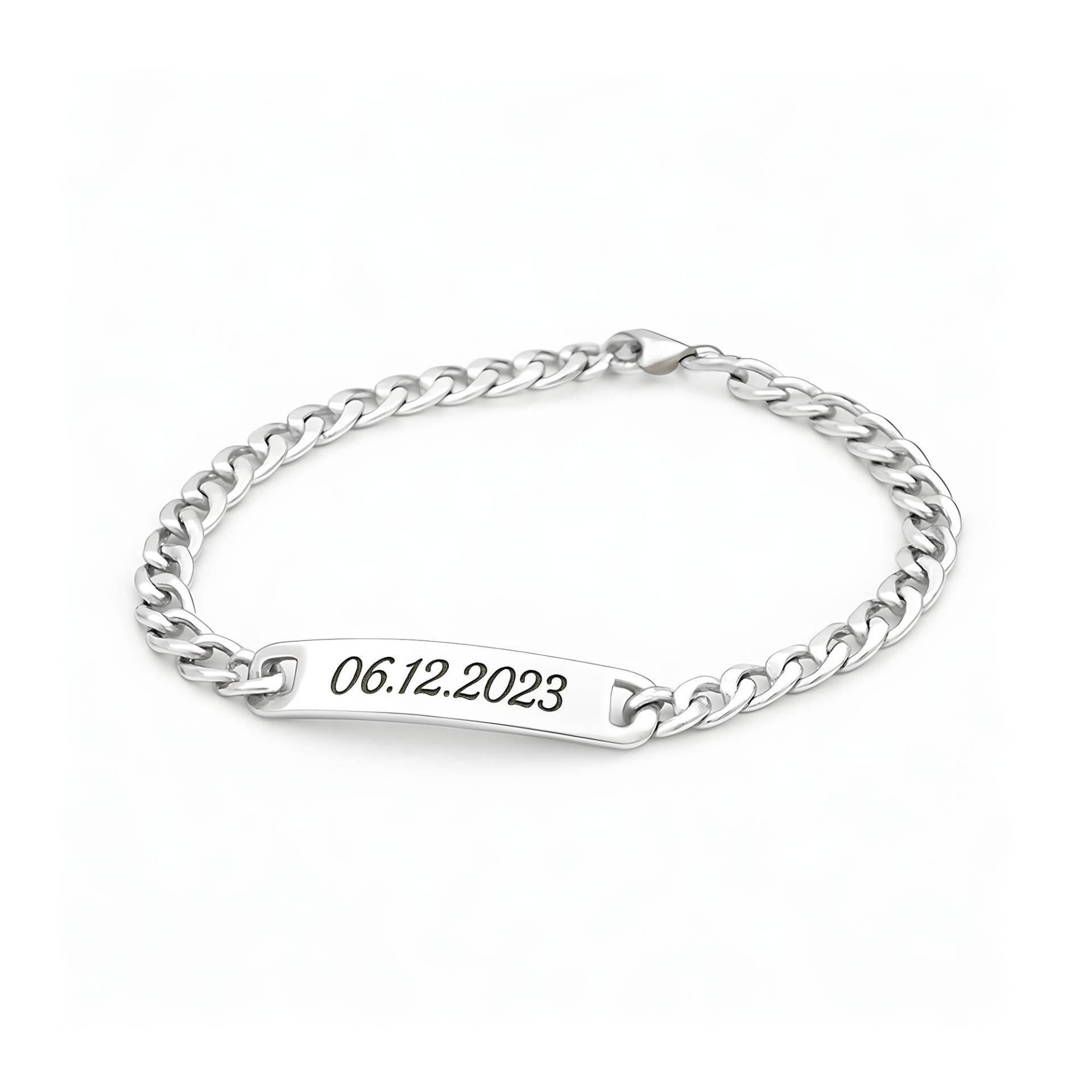 Damenarmband Mit Persönlicher Gravur - Edelstahl Armband Für Frauen Personalisiert Damenarmband Mit Persönlicher Gravur - Edelstahl Armband Für Frauen Personalisiert von GravurenKing
