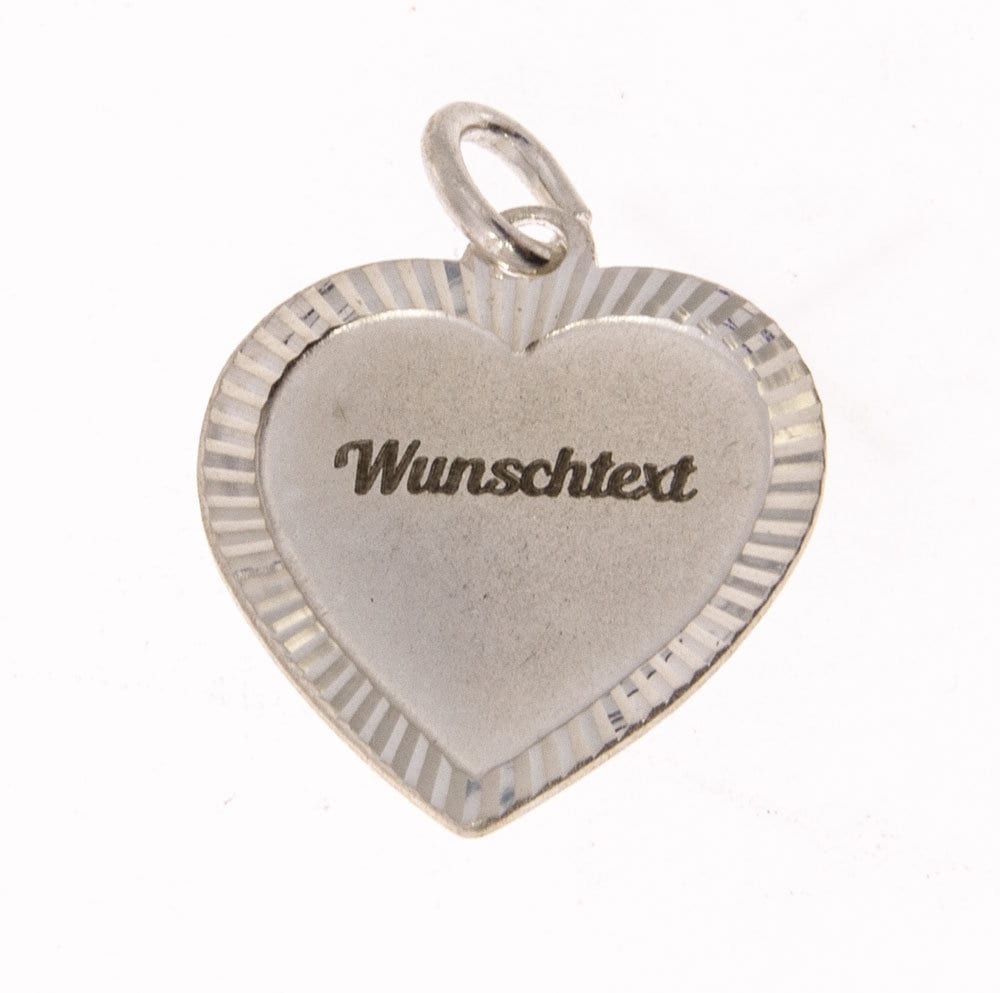 Anhänger Mit Gravur Herz Silber 925 Anhänger Mit Gravur Herz Silber 925 von Gravurspezialist