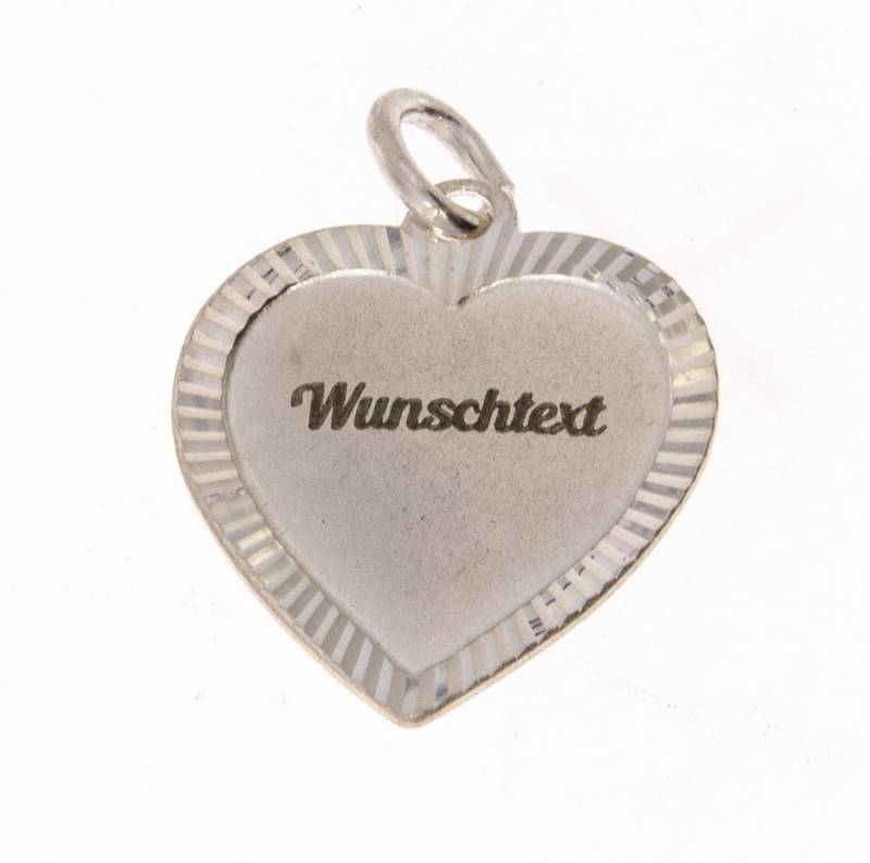 Anhänger Mit Gravur Herz Silber 925 Anhänger Mit Gravur Herz Silber 925 von Gravurspezialist