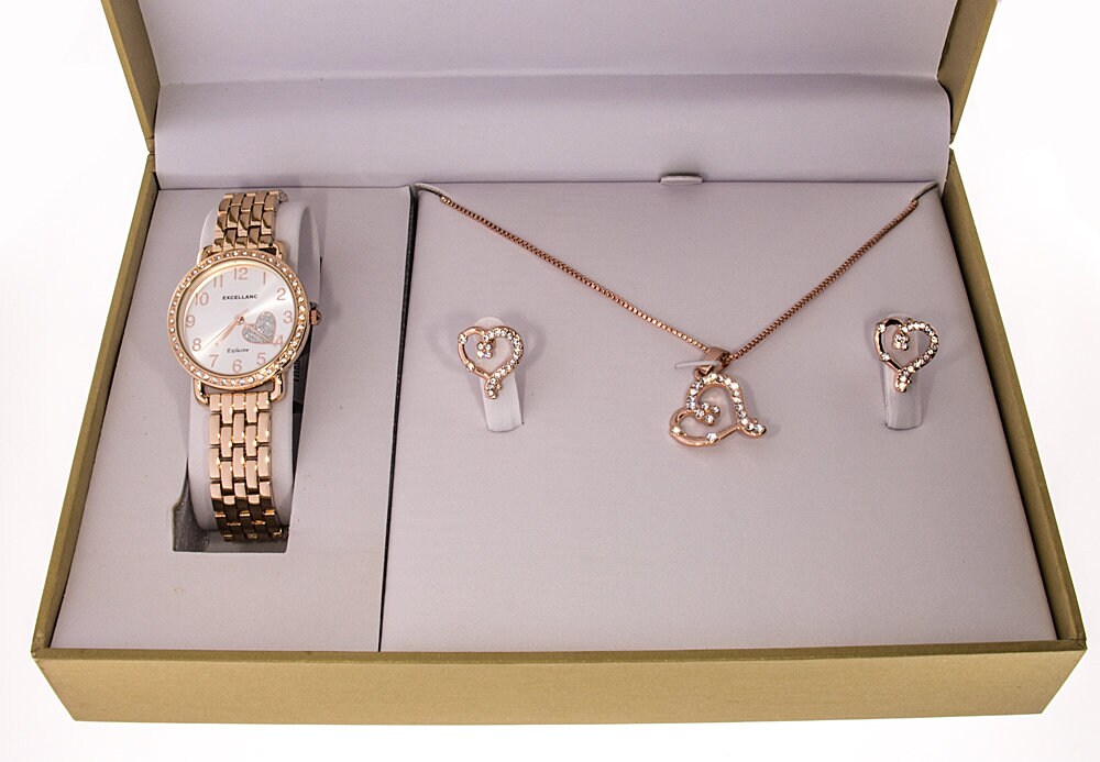 Schmuckset Für Damen Farbe Rosegold #1 Schmuckset Für Damen Farbe Rosegold #1 von Gravurspezialist