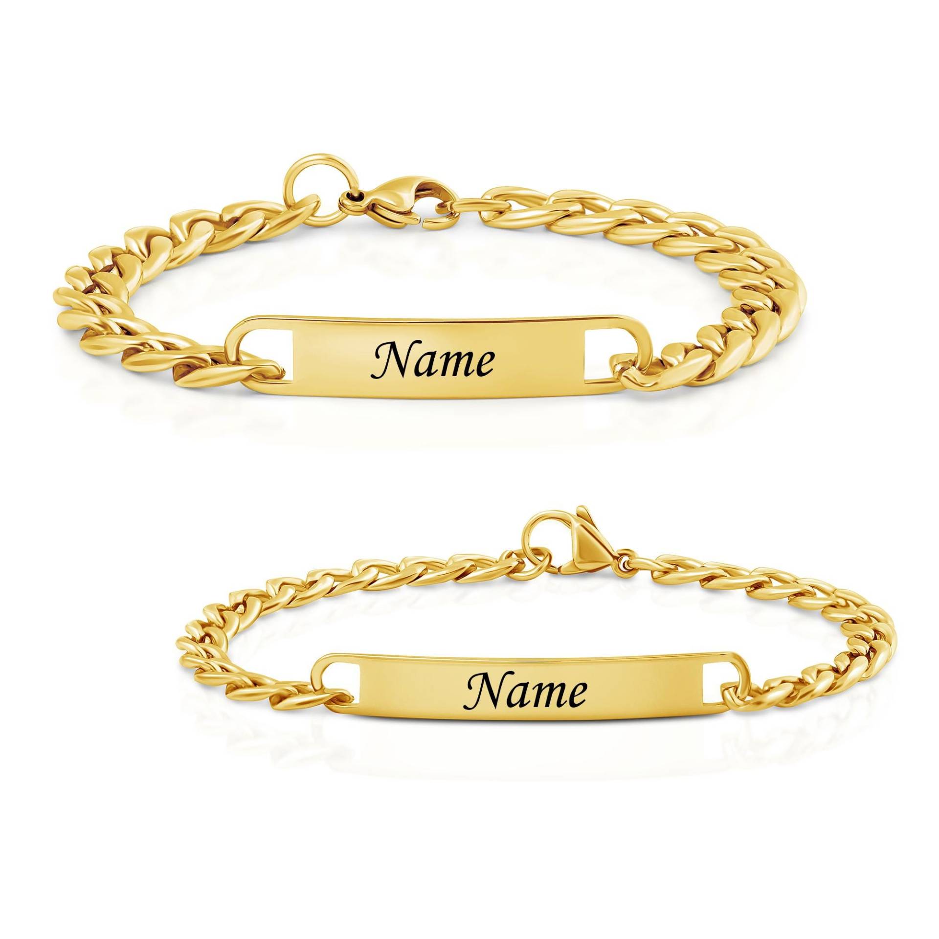 Partnerarmbänder Mit Gravur - Personalisierte Armbänder Armband Freundschaftsarmband Personalisierbares Partnerarmband Partnerarmbänder Mit Gravur - Personalisierte Armbänder Armband Freundschaftsarmband Personalisierbares Partnerarmband von Gravurtastisch