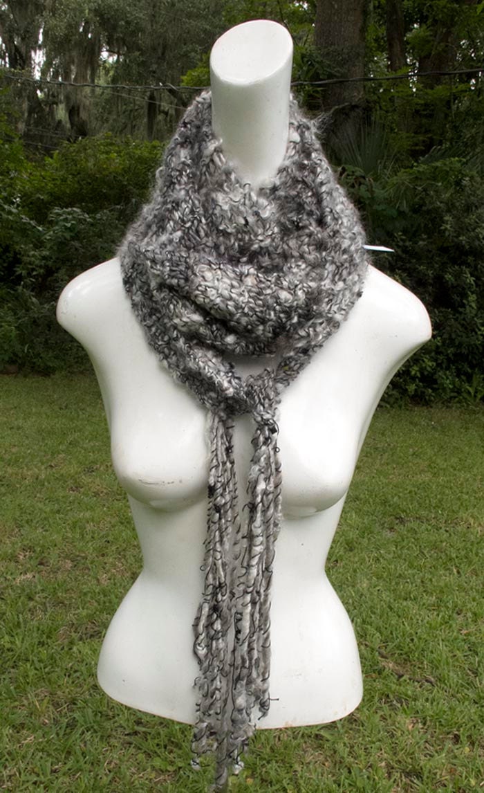 Bulky Stricken Schal in Handgesponnenen Garn Von Jähigen Mohair Und Wensleydale, Lang, Weich Warm Bulky Stricken Schal in Handgesponnenen Garn Von Jähigen Mohair Und Wensleydale, Lang, Weich Warm von GrayMoonWearables