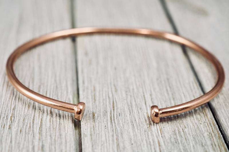 Offener Armreif Aus Reinem Kupfer | Herren Geschenk Für Ihn Zum Vatertag Papa Sie Offener Armreif Aus Reinem Kupfer | Herren Geschenk Für Ihn Zum Vatertag Papa Sie von GrayStokesJewellery