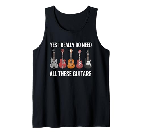 Herren Gitarrist, ja, ich Brauche Diese Gitarren wirklich, lustig Tank Top Herren Gitarrist, ja, ich Brauche Diese Gitarren wirklich, lustig Tank Top von Graysen Guitar Gifts