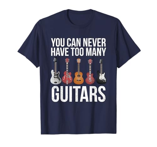 Gitarrist - Man kann nie zu viele Gitarren haben T-Shirt Gitarrist - Man kann nie zu viele Gitarren haben T-Shirt von Graysen Guitar Themed Items