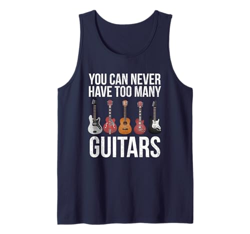 Gitarrist - Man kann nie zu viele Gitarren haben Tank Top Gitarrist - Man kann nie zu viele Gitarren haben Tank Top von Graysen Guitar Themed Items