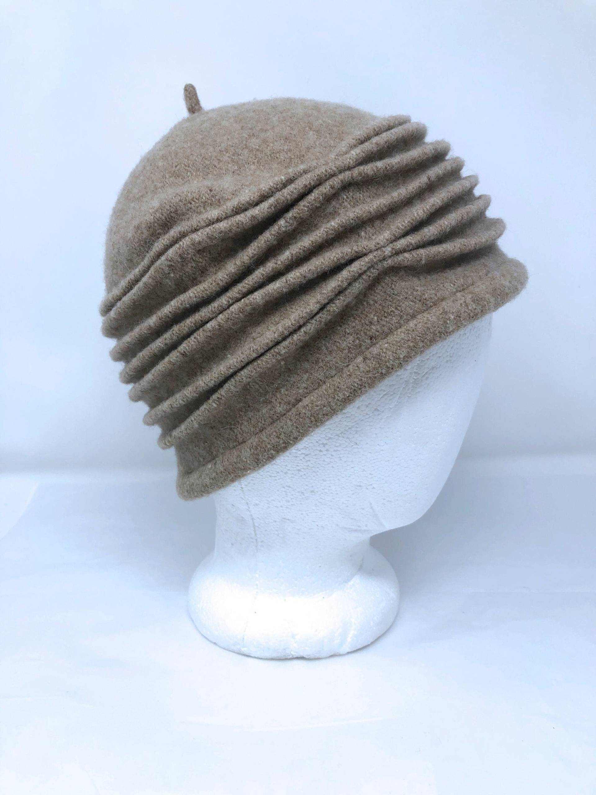 Anlaufschutz 100% Wolle Haferflocken Beanie Italien Tan Mütze Winterstrick von GraysonDesign