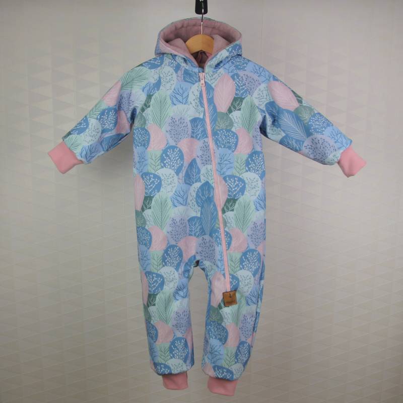 Wetterfester Softshelloverall "Blue Forest" Softshellanzug Mit Fleecefutter Wasserdicht Und Atmungsaktiv Für Babys Kinder Winteroverall von GreJaLo