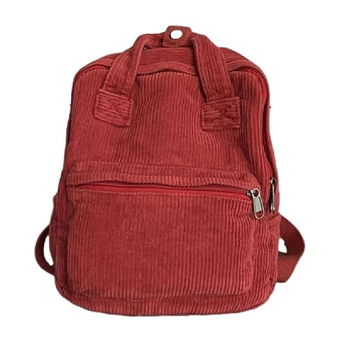 Cord Rucksack im Vintage Stil große Kapazität Rucksack für Schule College Rucksäcke für Teenager Mädchen Frauen Studenten Reisen Tagesrucksack von Greabuy