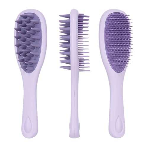 Doppelseitiger strukturierter Haarkamm mit langem Griff, für Damen und Herren, Stylen und Glätten von Friseurzubehör von Greabuy