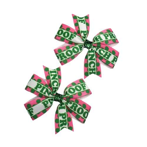 Greabuy 1 Paar bequeme Haarspangen, sichere Haarspange, grünes Design, Haarspange für Damen von Greabuy