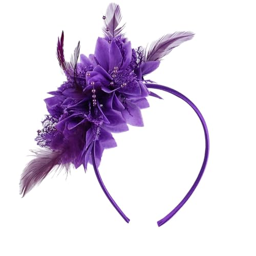Greabuy 1900er Jahre Flapper Feathered Flower Haarband für Karneval Party Antik Haarschmuck mit weichem Band für Musik Greabuy 1900er Jahre Flapper Feathered Flower Haarband für Karneval Party Antik Haarschmuck mit weichem Band für Musik von Greabuy