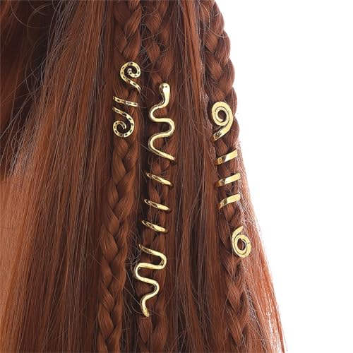 Greabuy 3 verstellbare Legierungen, Haarperlen und Ringe, kreative Dreadlocks, Frisuren für Frauen Greabuy 3 verstellbare Legierungen, Haarperlen und Ringe, kreative Dreadlocks, Frisuren für Frauen von Greabuy