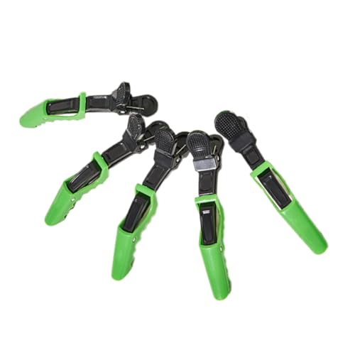 Greabuy 5 Stück helle Doppelscharnier-Haarspangen für Frauen, Haarstyling, professionelle Salonverwendung, hell von Greabuy