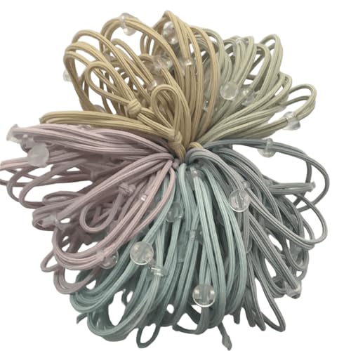 Greabuy 50 austauschbare Haargummis mit abnehmbaren Charm-Patches für Haar-Accessoires, kreativ von Greabuy