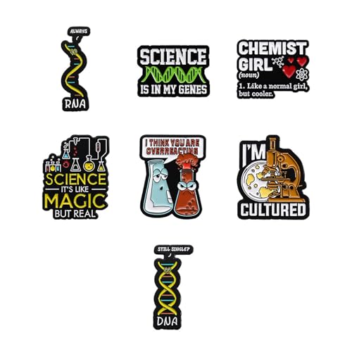 Greabuy 7 Stück Anstecknadeln Struktur Brosche Kreative Broschen Pins Anstecknadeln für Kleidung Hemd Hut Jacken von Greabuy