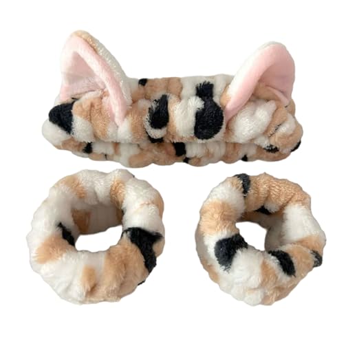 Greabuy Beliebtes pelziges Plüsch-Haarband und Handgelenk-Waschband für Damen, für den täglichen Gebrauch, Gesichtswäsche, Make-up-Anwendung Greabuy Beliebtes pelziges Plüsch-Haarband und Handgelenk-Waschband für Damen, für den täglichen Gebrauch, Gesichtswäsche, Make-up-Anwendung von Greabuy