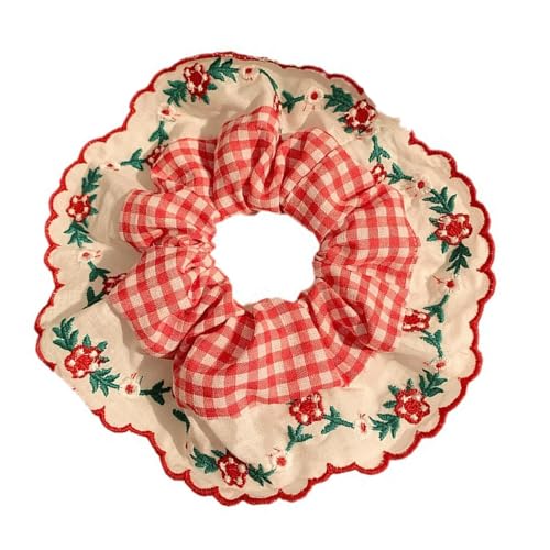 Greabuy Bestickte elastische Haarbänder für Damen, Stirnbänder und süße Haar-Accessoires, groß von Greabuy